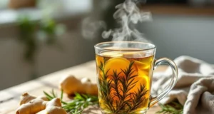Grippe : la tisane miracle à base de romarin et gingembre