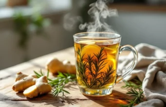 Grippe : la tisane miracle à base de romarin et gingembre