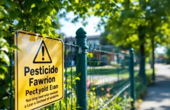 1,7 Million d’Enfants exposés aux Pesticides près de leur École