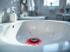 Saignements dans le lavabo : le signe d’un problème bucco-dentaire caché