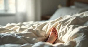 Pourquoi sortir un pied de la couette facilite enfin votre sommeil