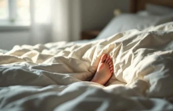 Pourquoi sortir un pied de la couette facilite enfin votre sommeil