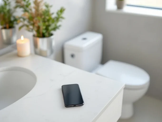Les Français et leur téléphone aux toilettes un danger pour votre santé