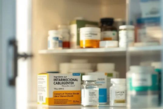 Dioxyde de titane dans vos médicaments : un danger encore présent