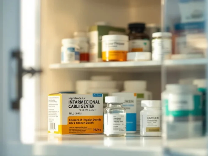 Dioxyde de titane dans vos médicaments : un danger encore présent